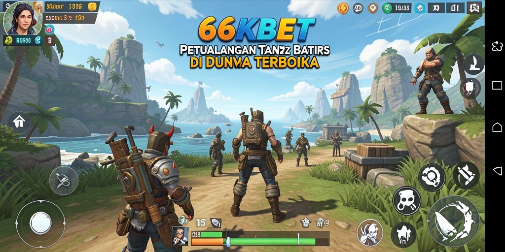 Tangkapan layar dari gameplay 66KBET yang menampilkan eksplorasi dunia terbuka.