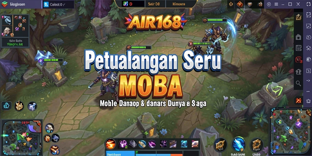 Screenshot gameplay AIR168 yang menampilkan pertarungan seru antar karakter.