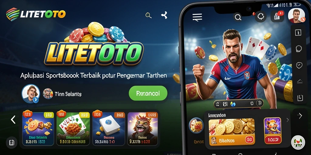 Tampilan gameplay menarik dari aplikasi Sportsbook populer.