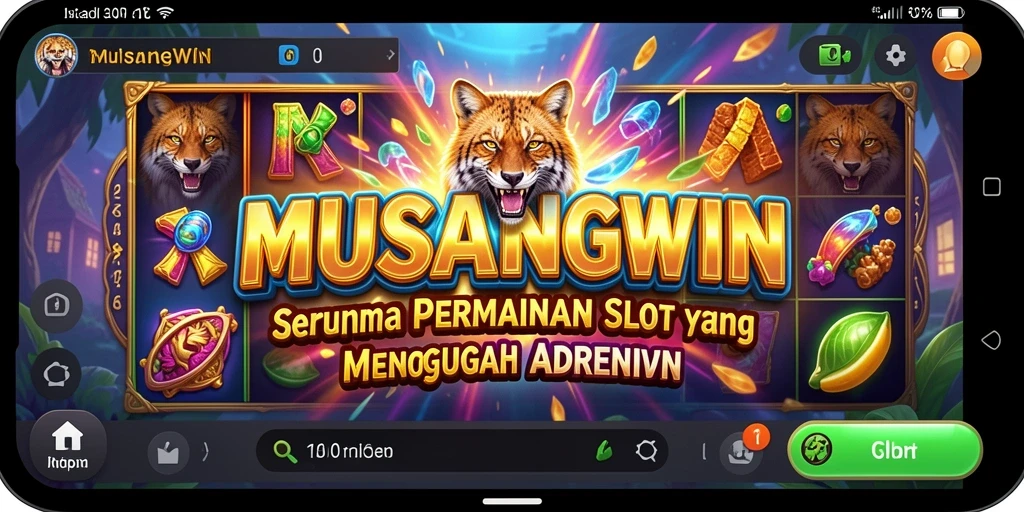 Tampilan gameplay yang seru dan penuh aksi di MUSANGWIN.