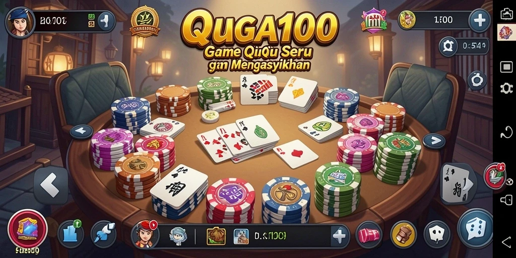 Tampilan seru gameplay QiuQiu di NAGA1001.