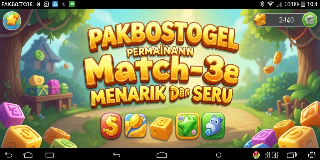 Tampilan gameplay PAKBOSTOGEL yang menantang dan seru.