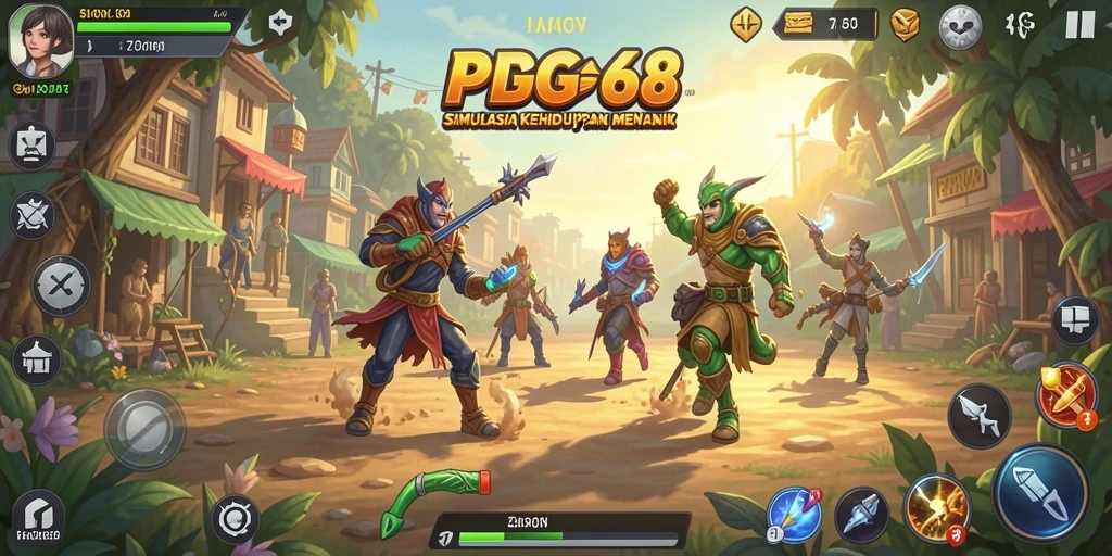 Tampilan screenshot PGG68 dengan gameplay simulasi yang seru.