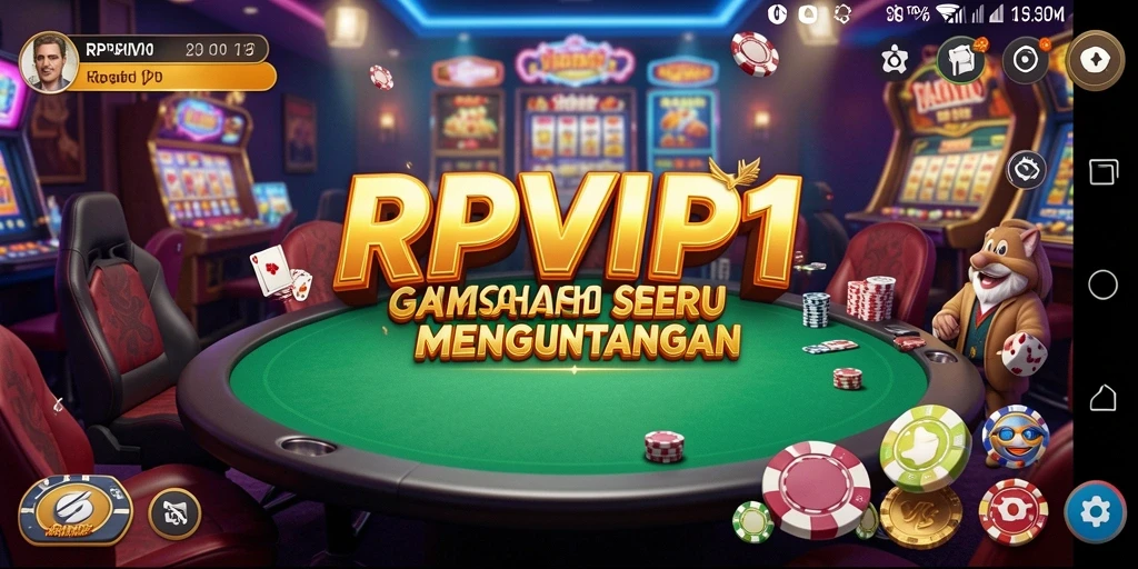 Tampilan gameplay RPVIP1 yang mengasyikkan di kasino virtual.